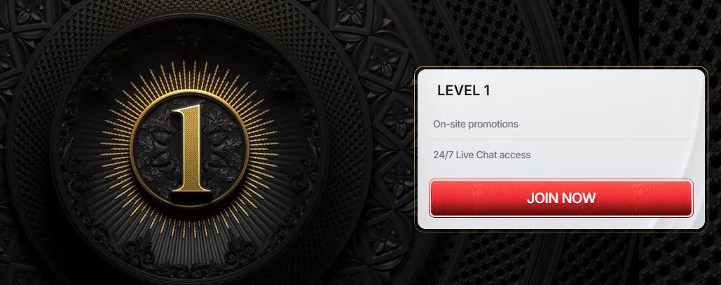 Join Tooniebet at Level 1 and get on-site promotions with 24/7 live chat access